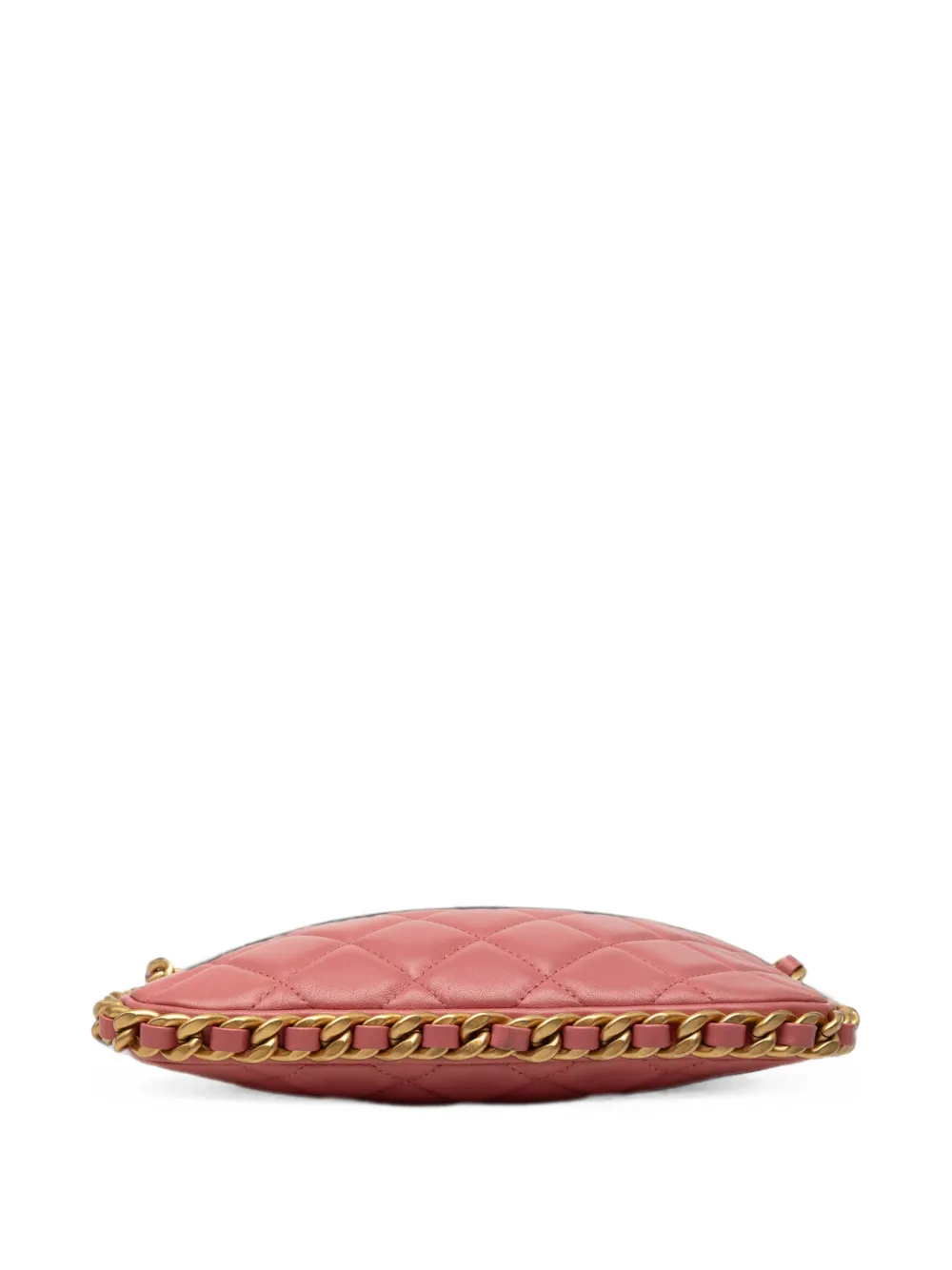CHANEL Pre-Owned 2021-2026 gesteppte Satchel-Tasche mit Kettendetail - Rosa
