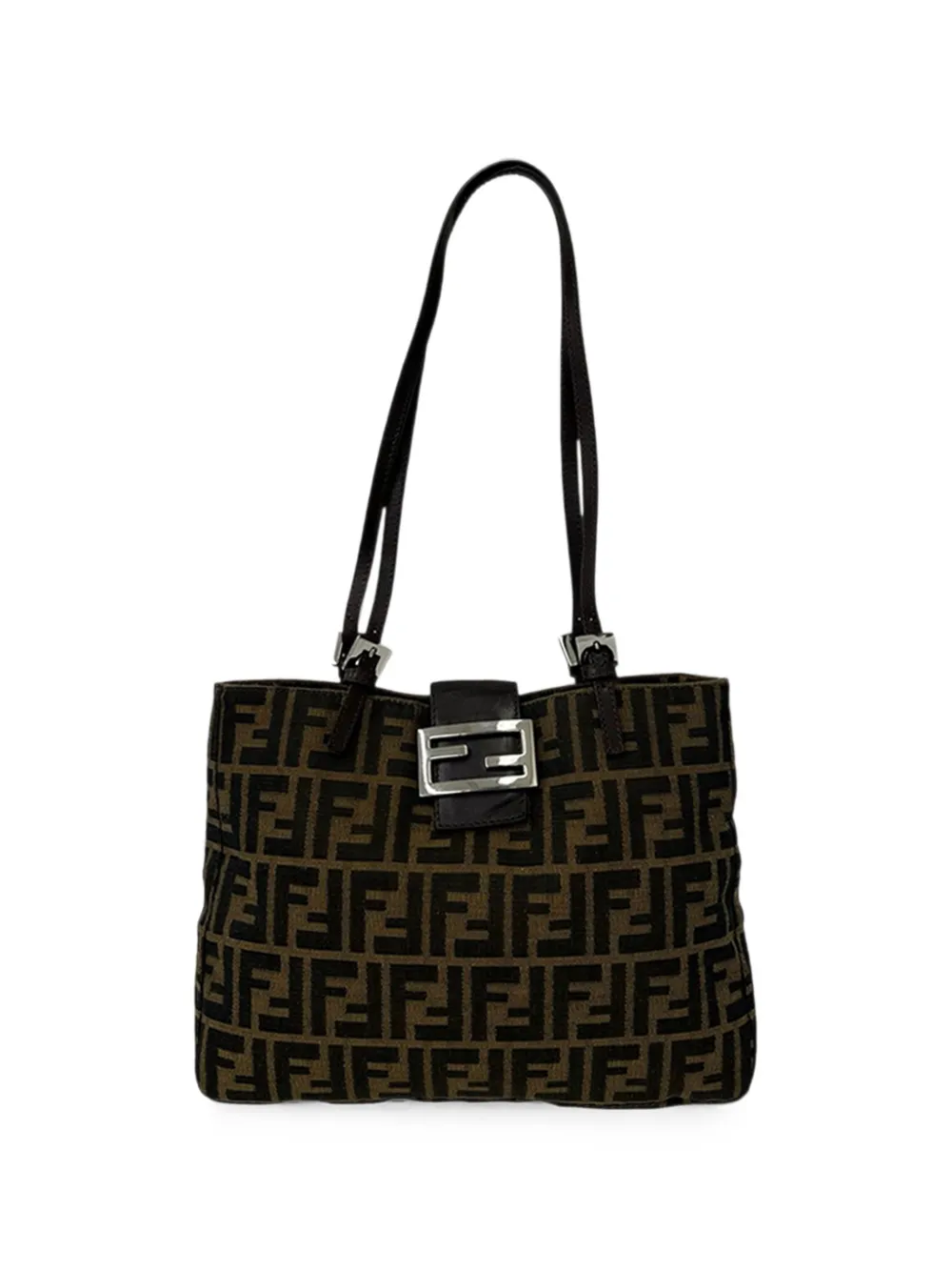 Fendi Pre-Owned 2000-2010 Zucca Canvas tote bag - Braun