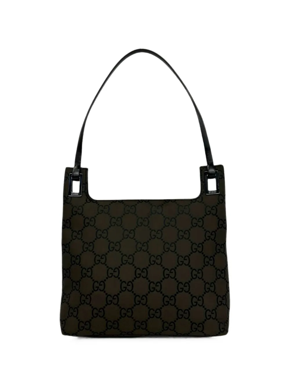 Gucci Pre-Owned Borsa a spalla GG in nylon XX secolo - Marrone