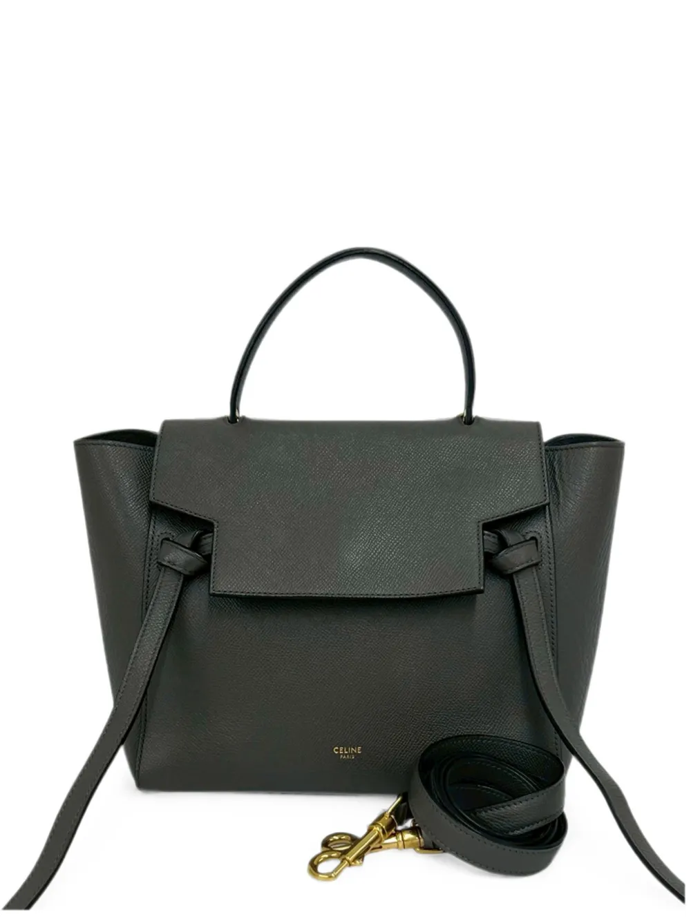 Celine Pre-Owned 2019 Micro Grained Calfskin Belt Bag satchel - Grau