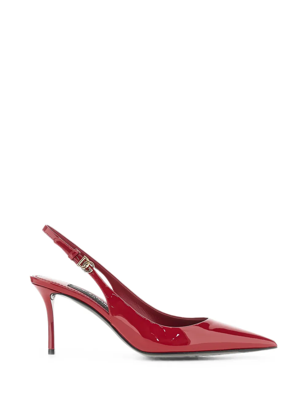 Dolce & Gabbana DG logo slingback pumps Rood