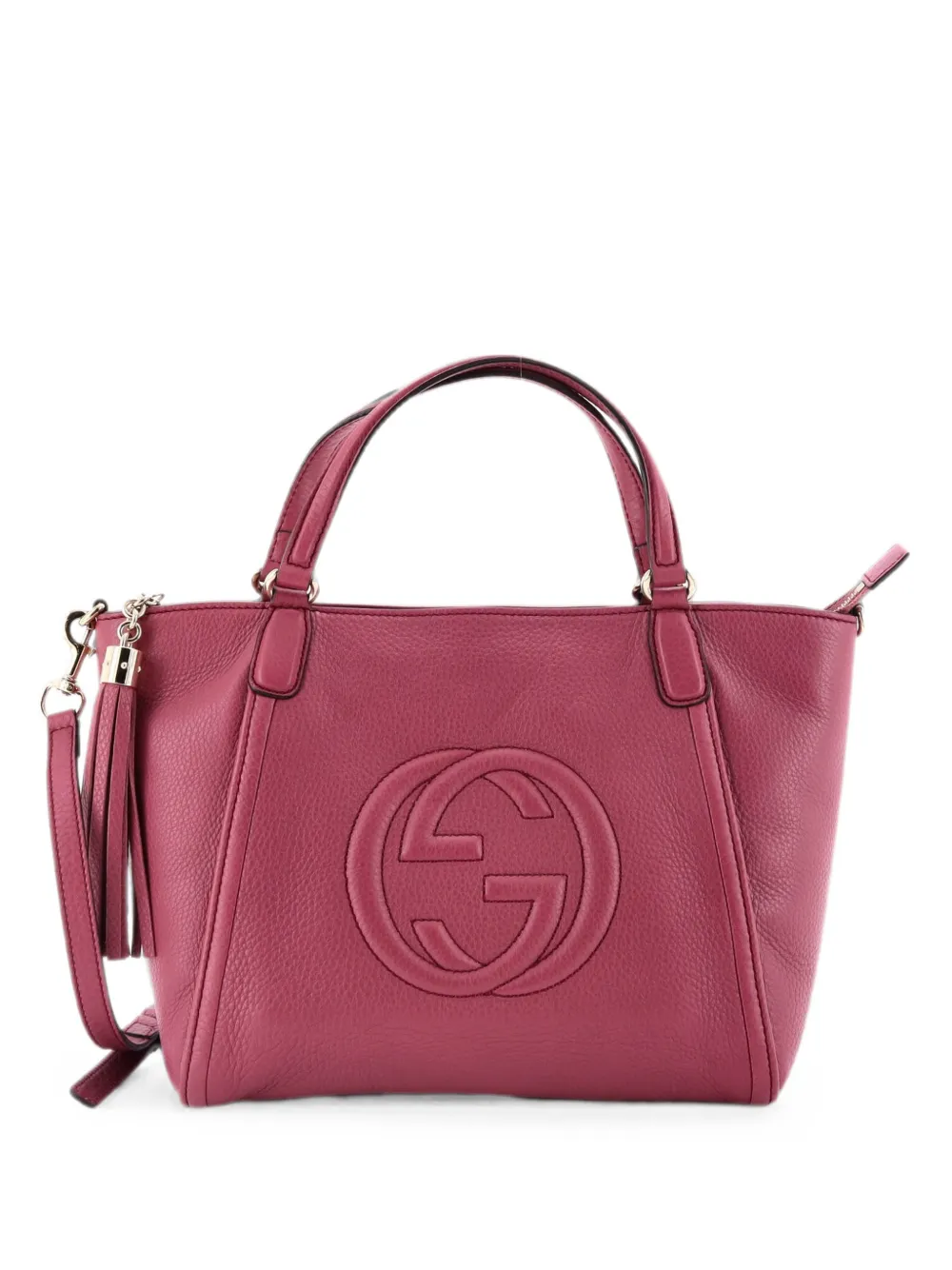Gucci Pre-Owned Soho Convertible Top Handle Bag Leather Small satchel - Rosa