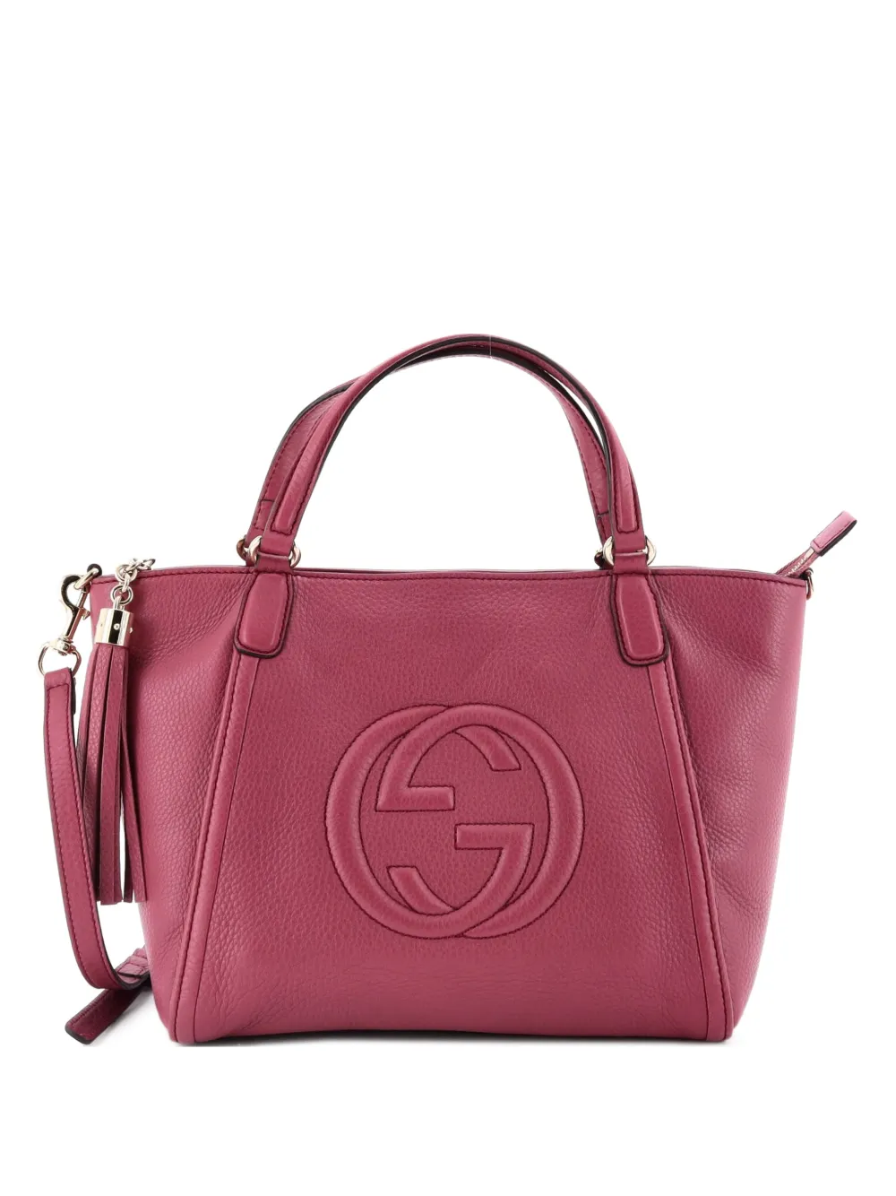 Gucci Pre-Owned Soho Convertible Top Handle Bag Leather Small satchel - Rosa