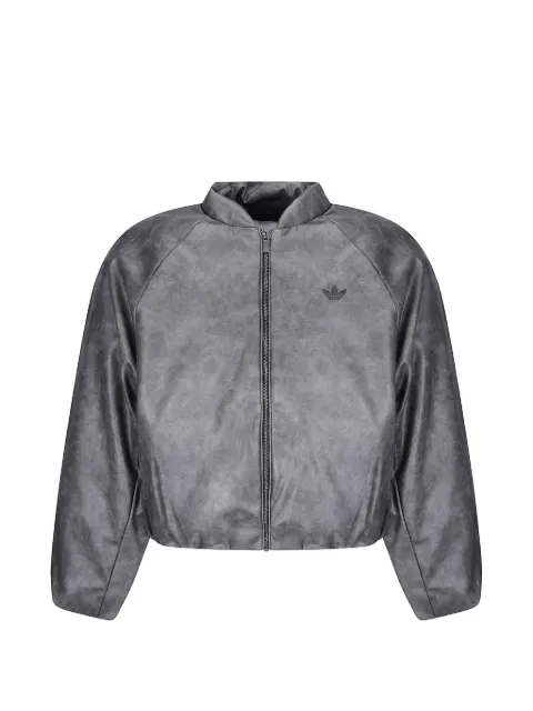 adidas veste bomber à logo brodé et manches raglan