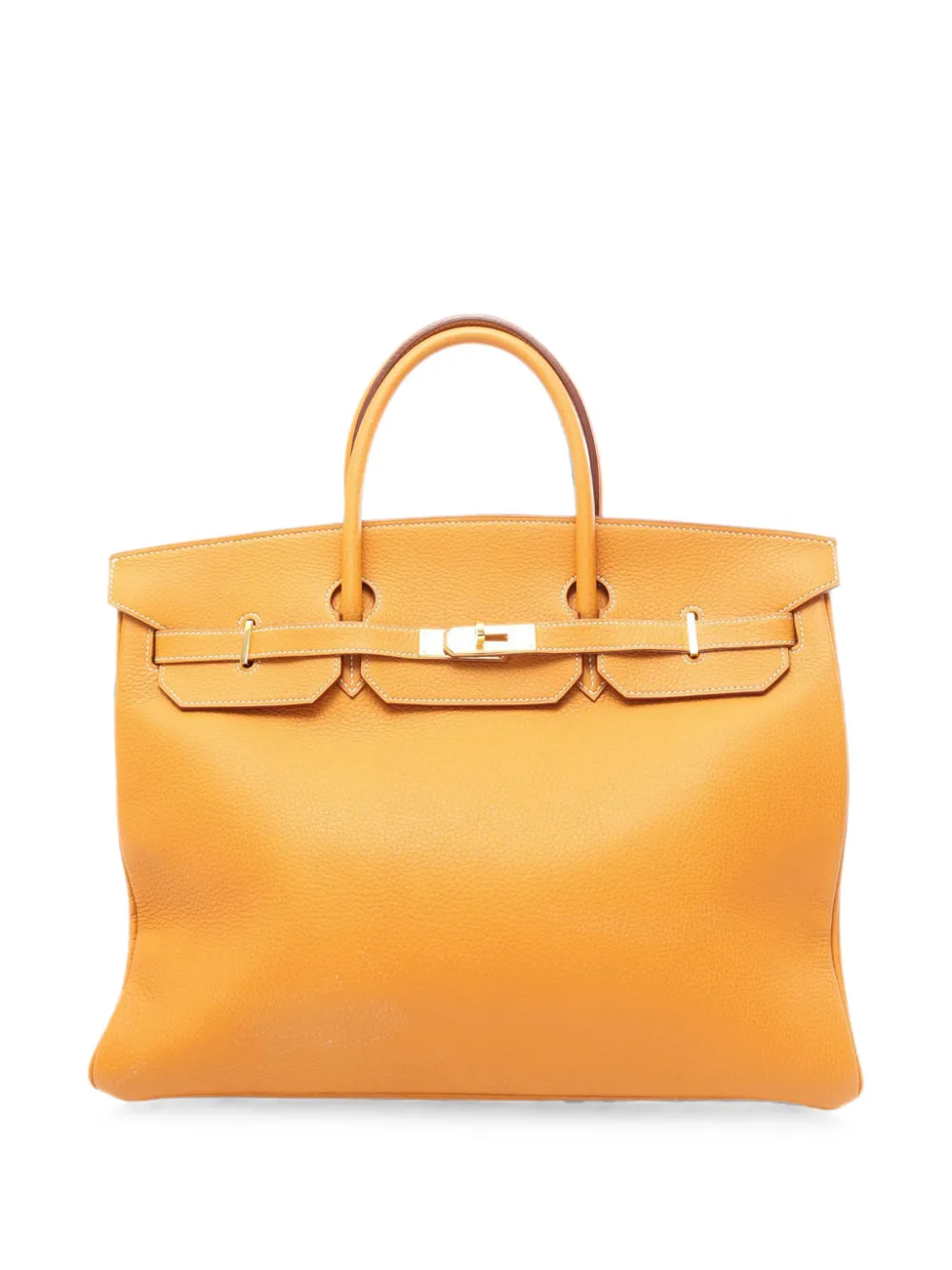 Hermès Pre-Owned 2000 Togo Birkin Retourne 40 handbag - Gelb