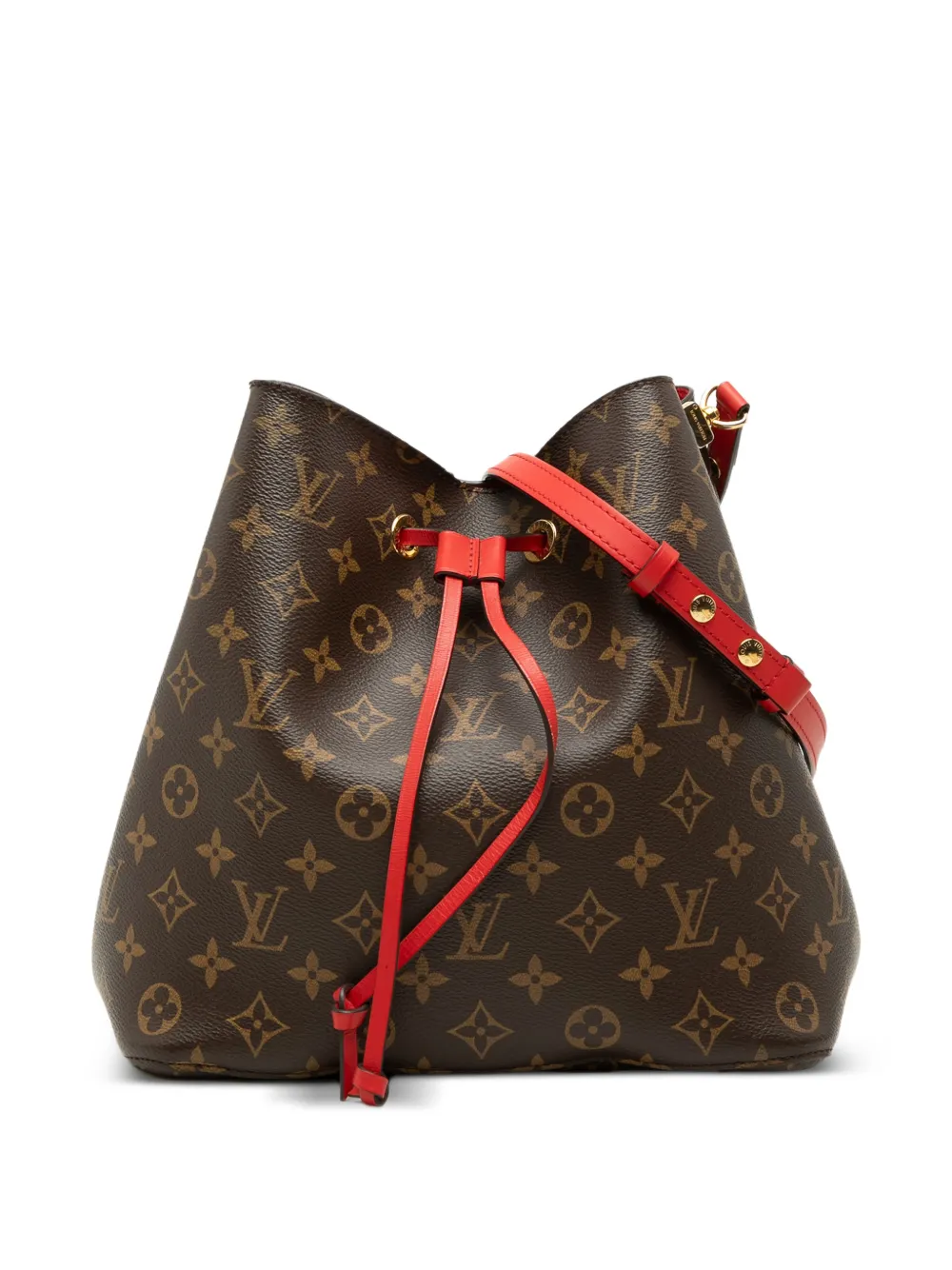 Louis Vuitton Pre-Owned 2018 Monogram Neonoe MM bucket bag - Marrone