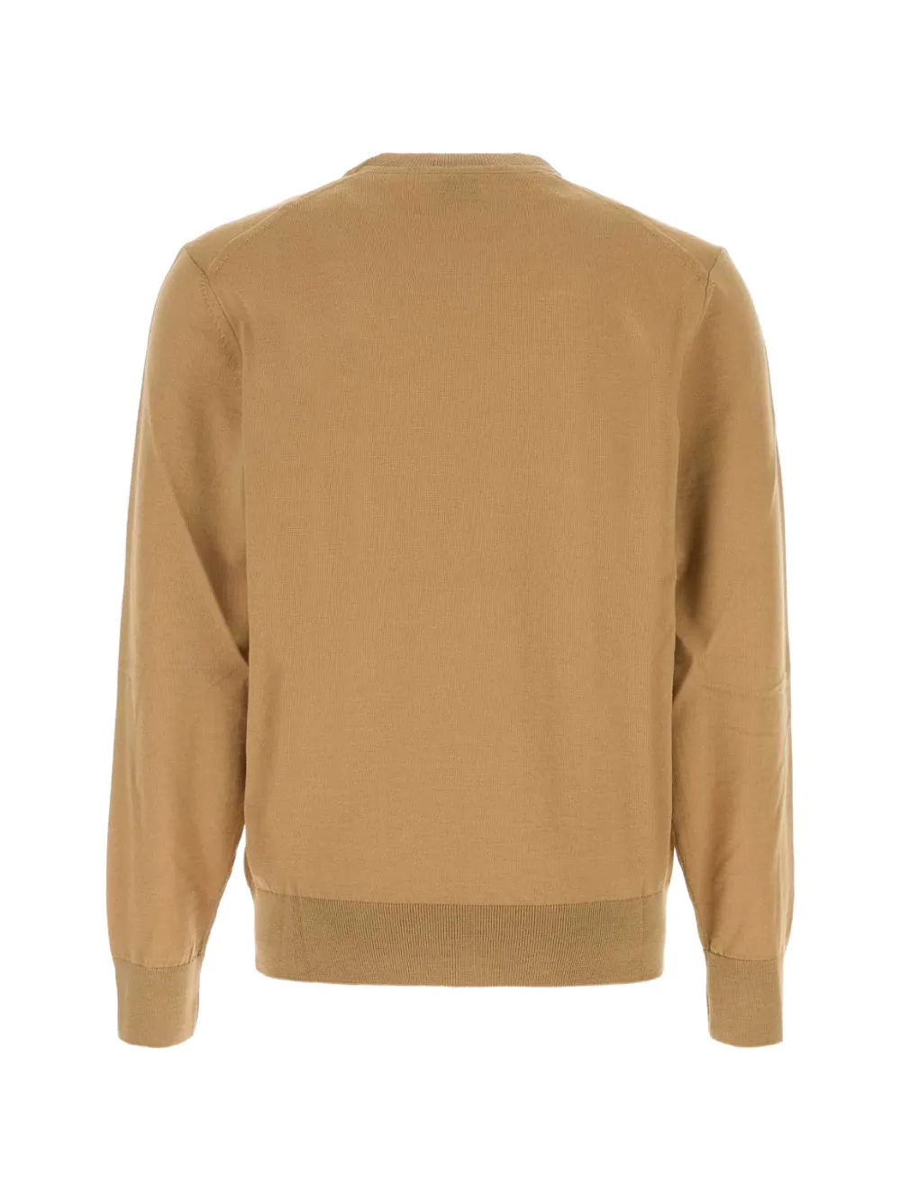 BOSS Trui van scheerwol met ronde hals Beige