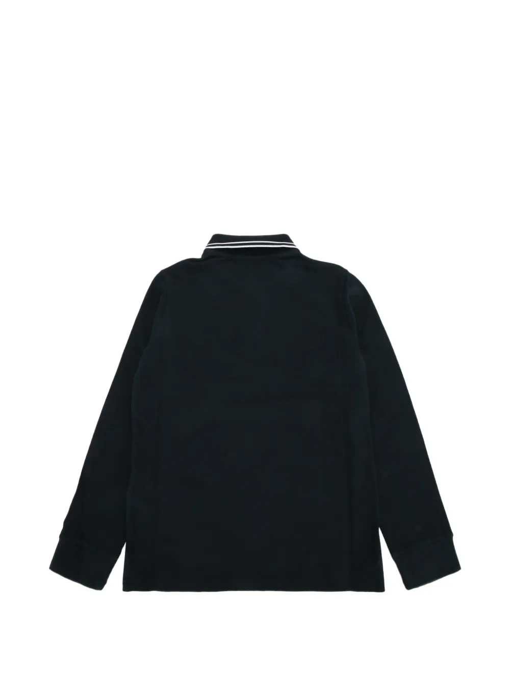 Stone Island Junior Poloshirt met logopatch Blauw