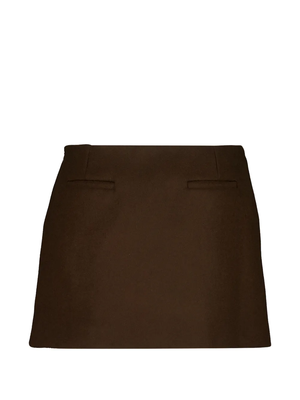 Casablanca embroidered wool-blend skirt Bruin