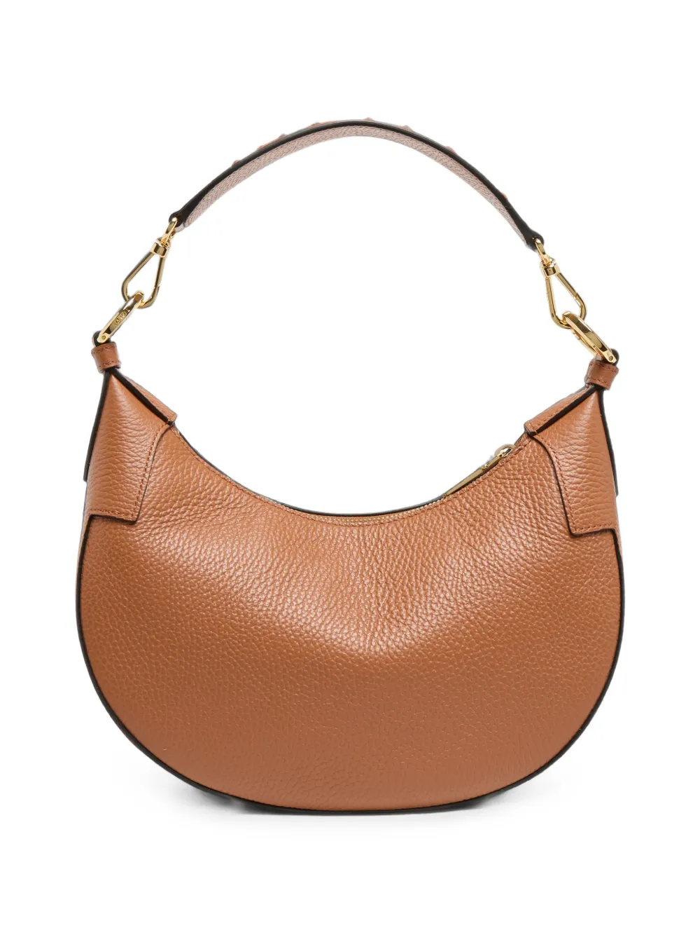 Lancel small Origami zip-detail shoulder bag Bruin