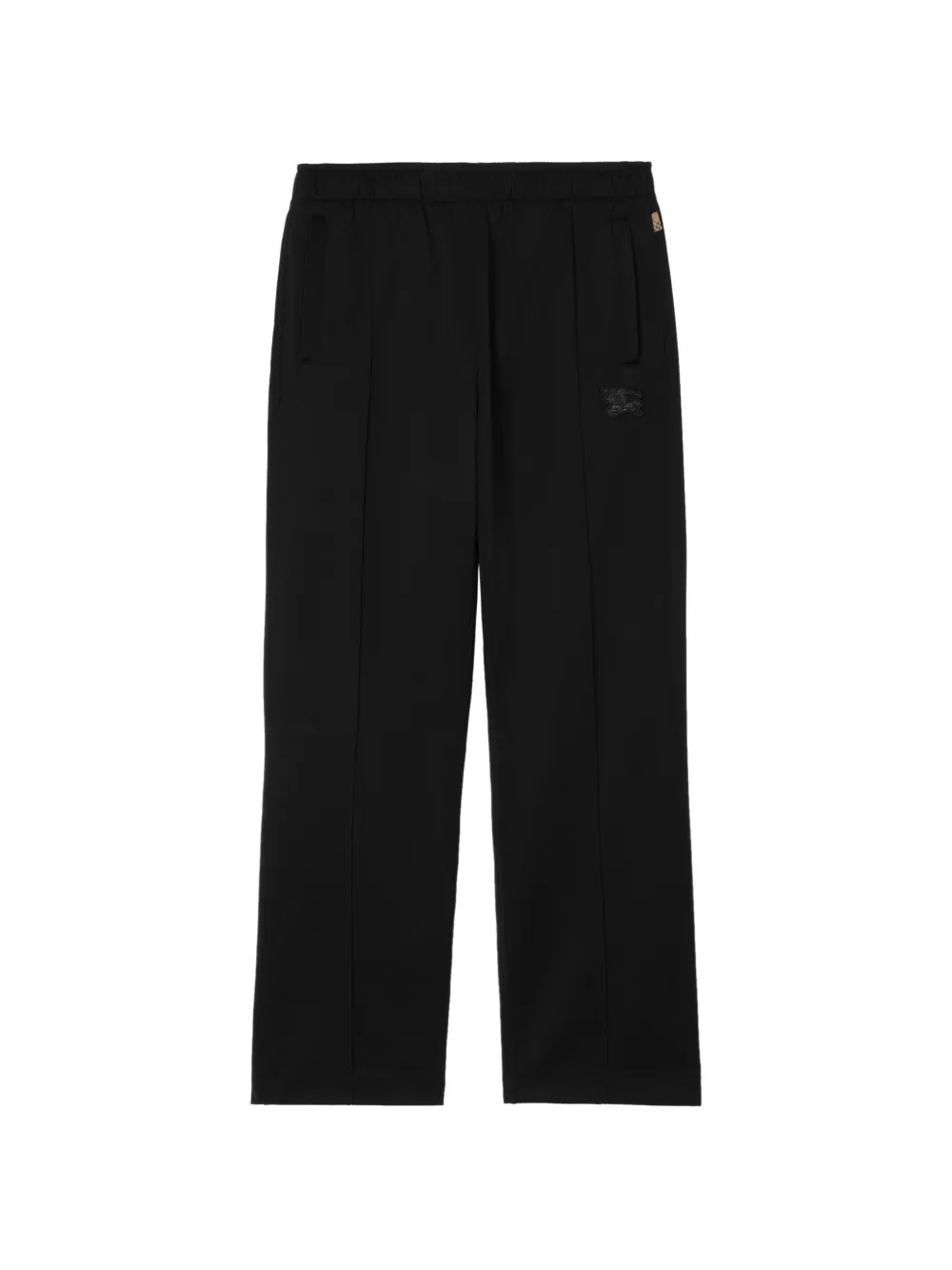 Burberry Pantaloni sportivi Knight in misto cotone - Nero