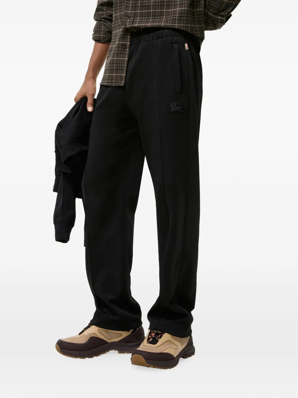 Burberry Knight trainingsbroek van katoenblend Zwart