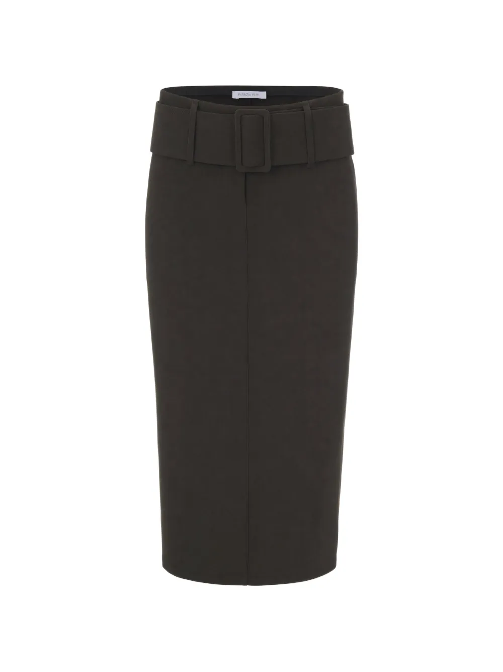 Patrizia Pepe belted pencil midi skirt - Grün