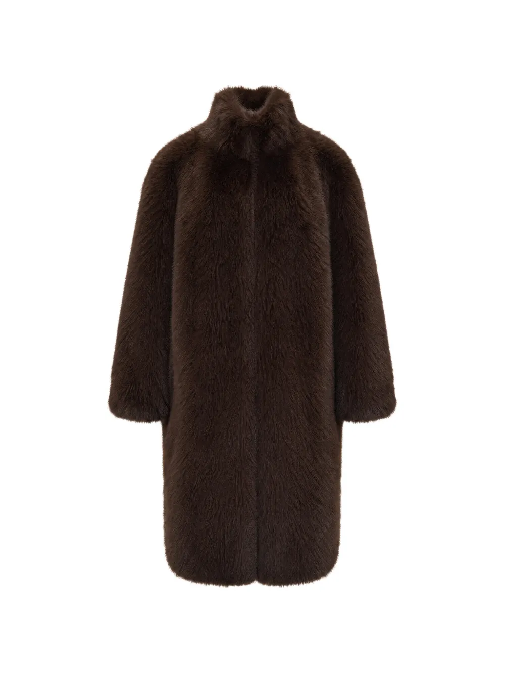 LIU JO faux-fur coat - Marrone