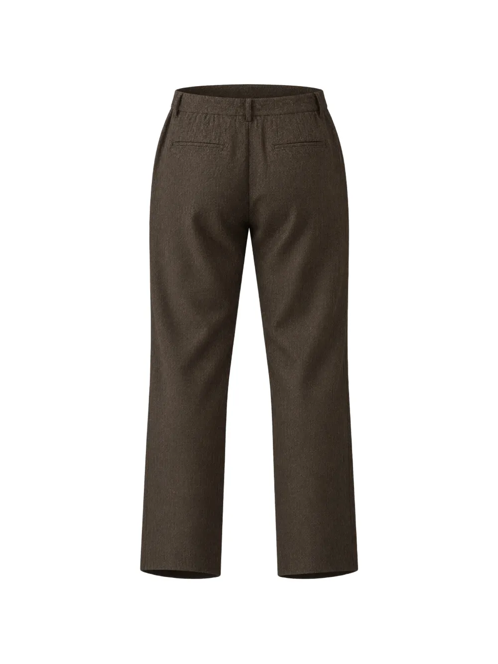LE SULLY STUDIO Geplooide pantalon Bruin