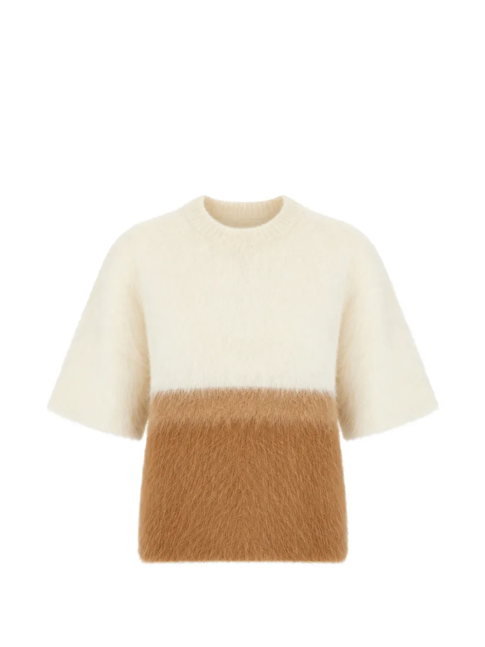 Antonelli Colour-block Short-sleeve Sweater In Multi