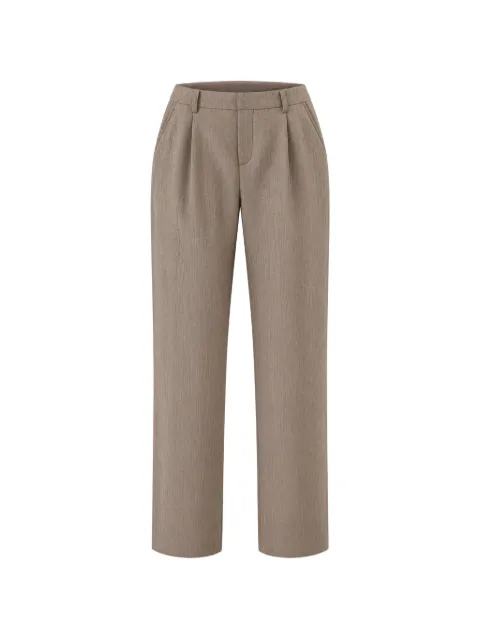 LE SULLY STUDIO pantalones rectos con pinzas
