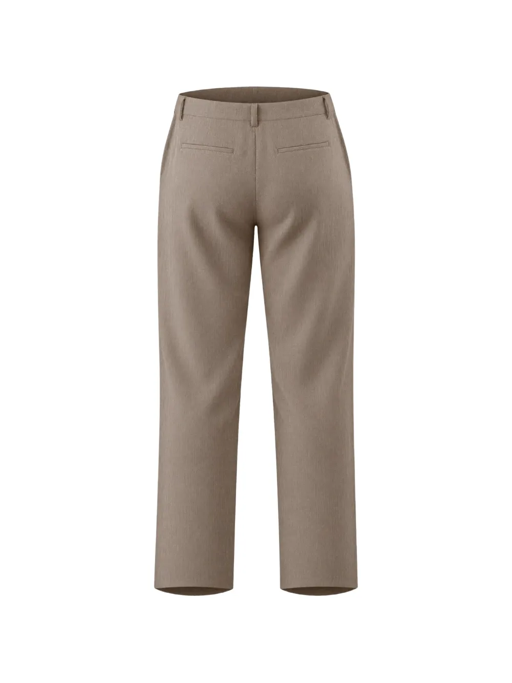 LE SULLY STUDIO Straight plooibroek Beige