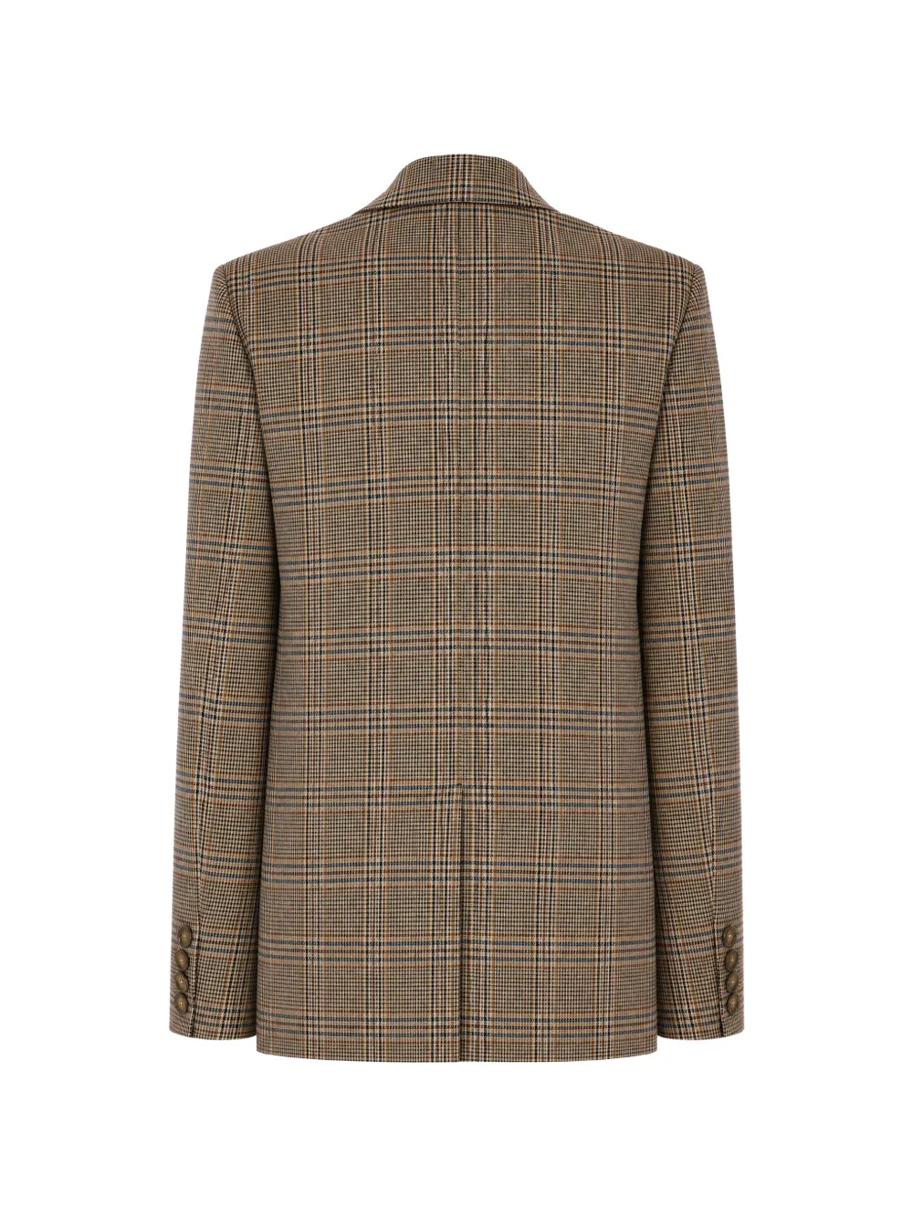 LE SULLY STUDIO check-pattern double-breasted jacket Bruin