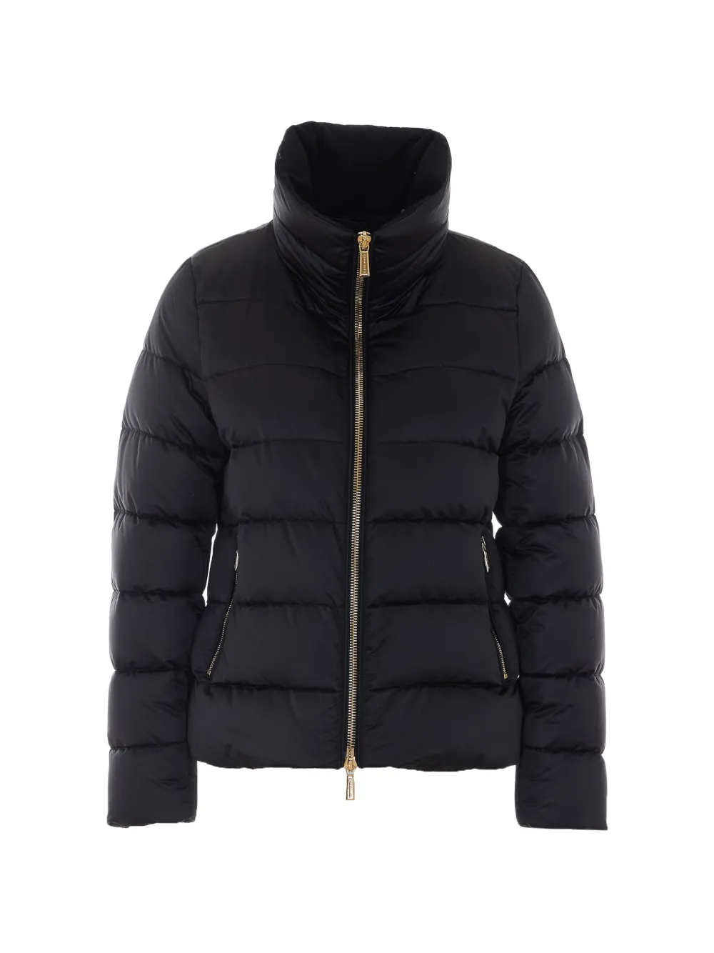 Moorer Argentea quilted high-neck jacket - Nero