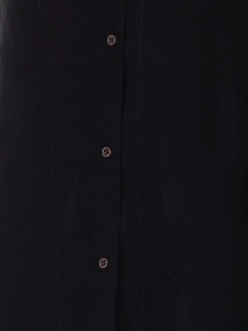 Uma Wang Blouse met lange mouwen en jacquard-patroon Zwart