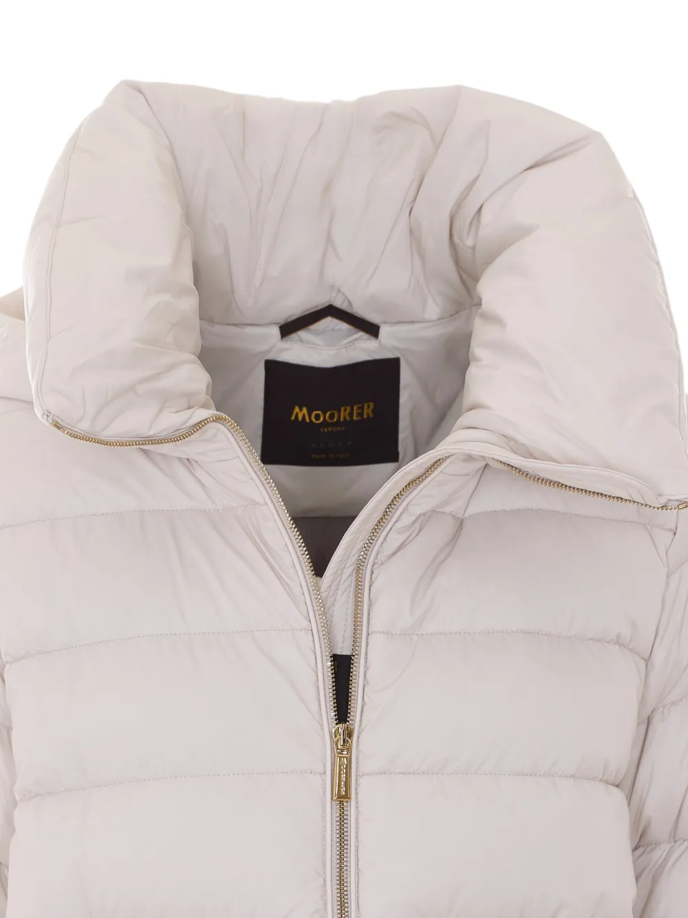 Moorer Natalia gewatteerd jack met capuchon Beige