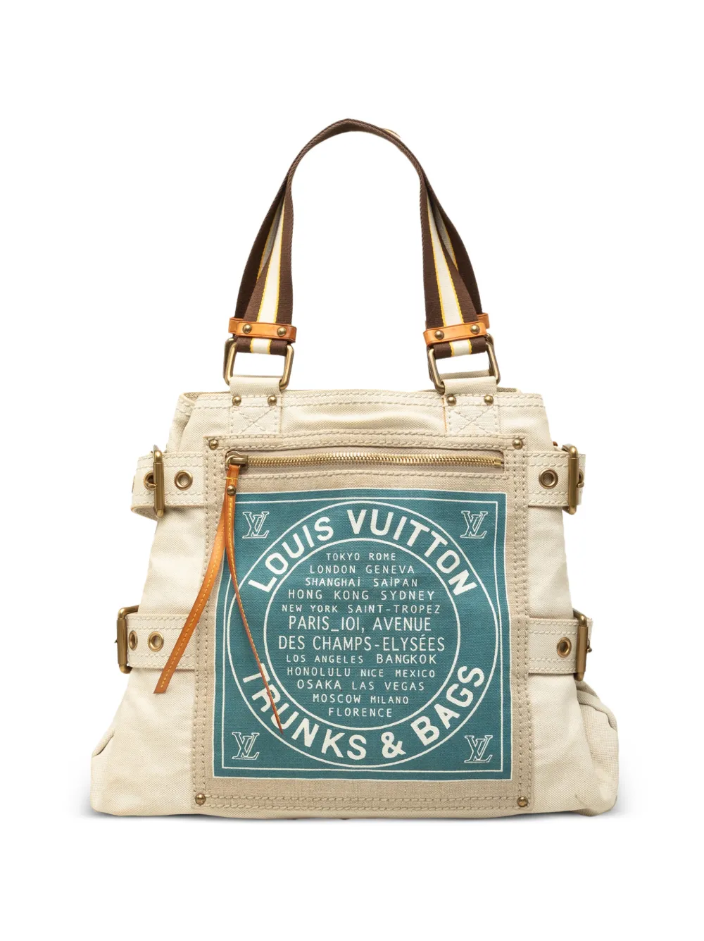 Louis Vuitton Pre-Owned Borsa tote Cruise Line Globe Shopper MM 2005 - Toni neutri