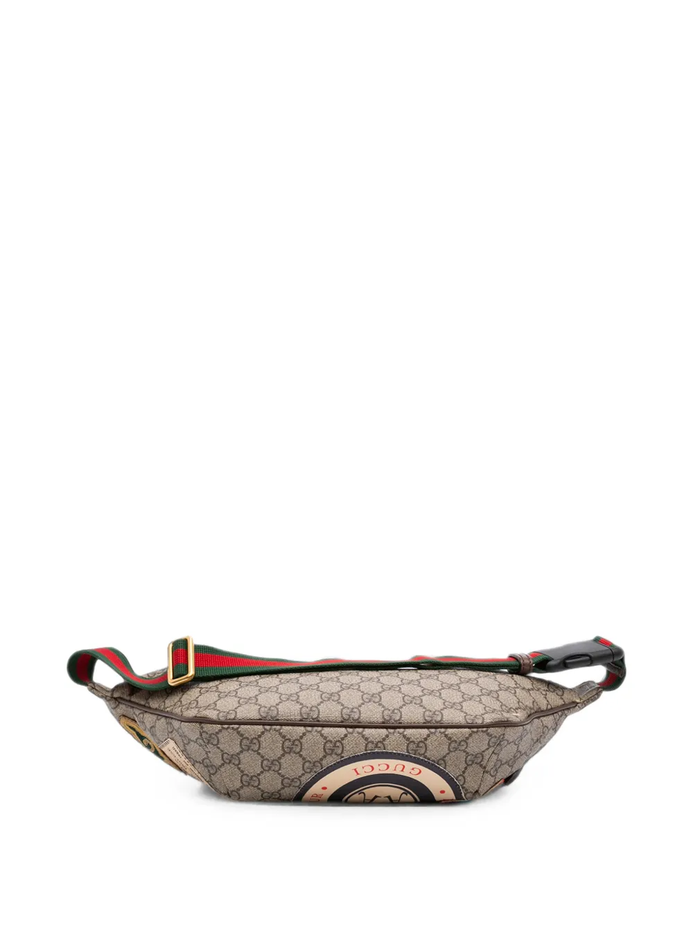 Gucci Pre-Owned 2016-2026 GG Supreme Courrier Web heuptas Beige