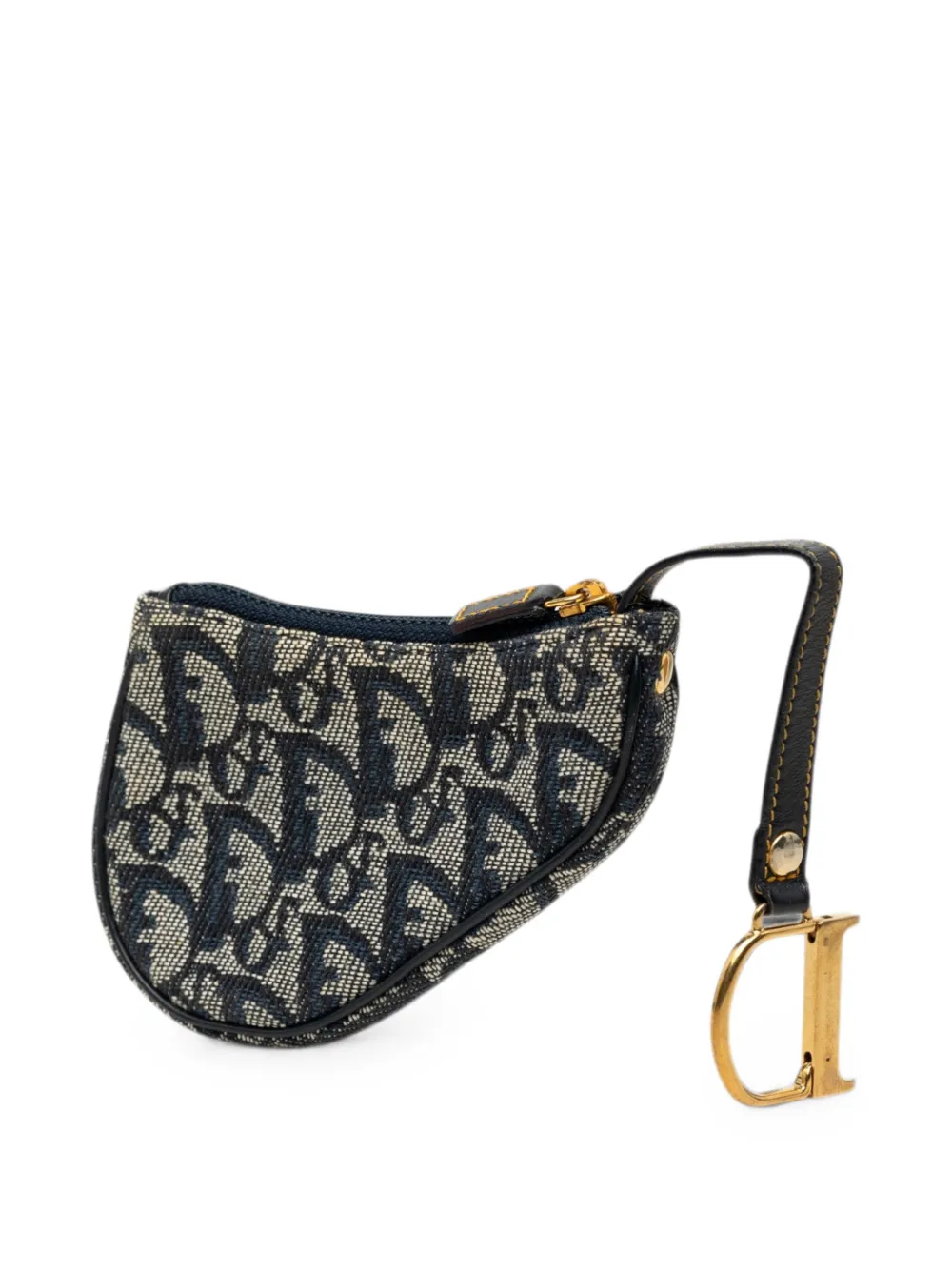 Christian Dior Pre-Owned 2002 Diorissimo Trotter Saddle coin pouch - Blau