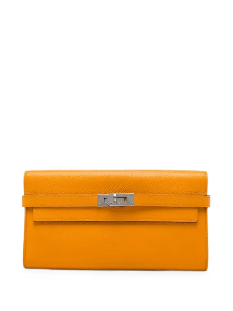 Hermès Pre-Owned 2014 Epsom Kelly Longue Wallet long wallets