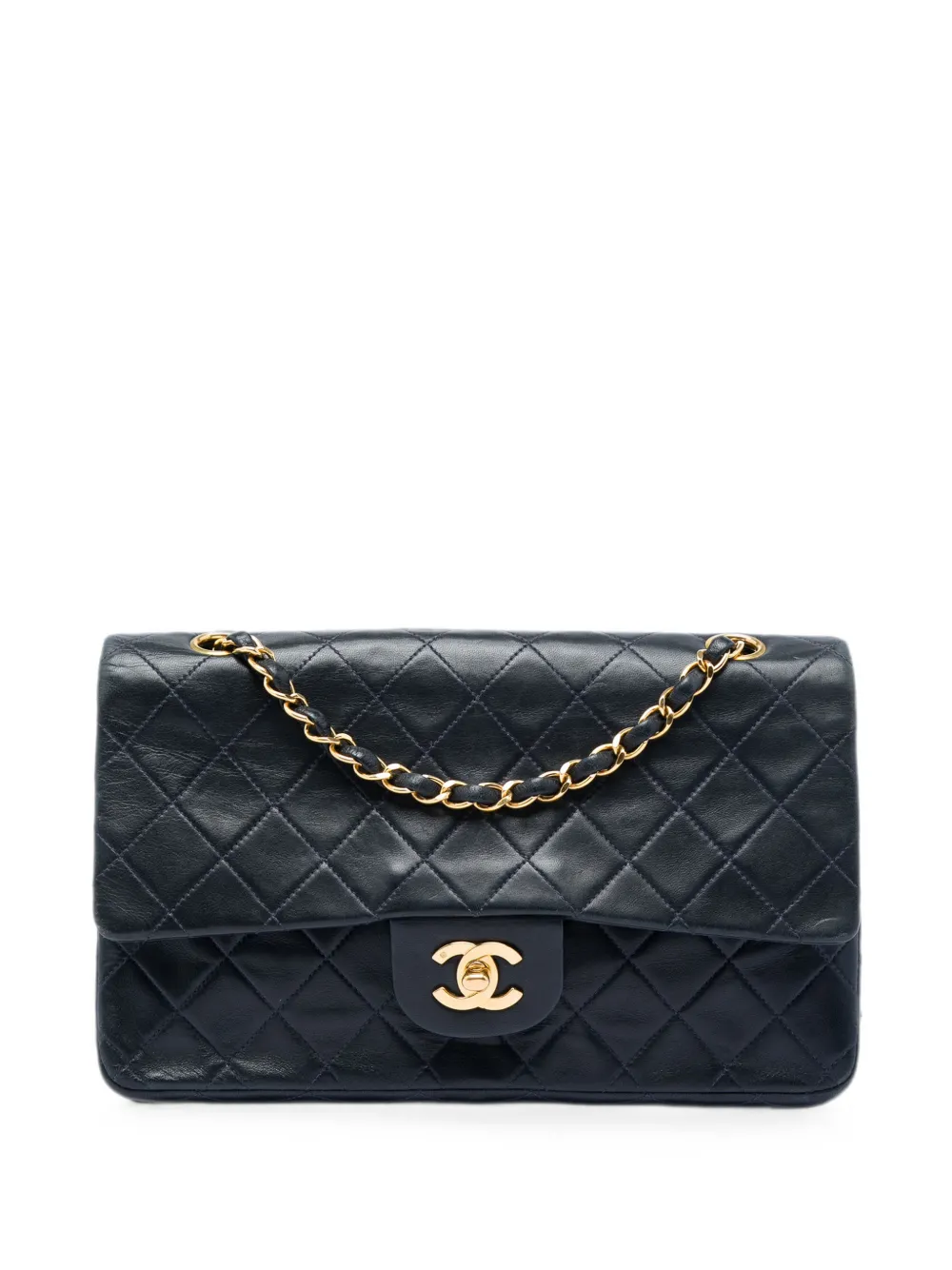 CHANEL Pre-Owned 1991-1994 Medium Classic Lambskin Double Flap shoulder bag - Schwarz