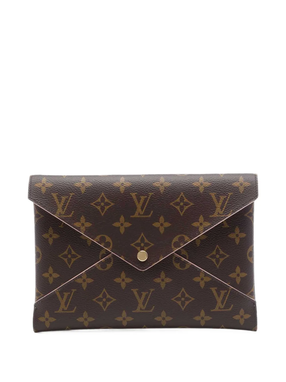 Louis Vuitton Pre-Owned 2019 Monogram Pochette Kirigami GM clutch bag - Marrone