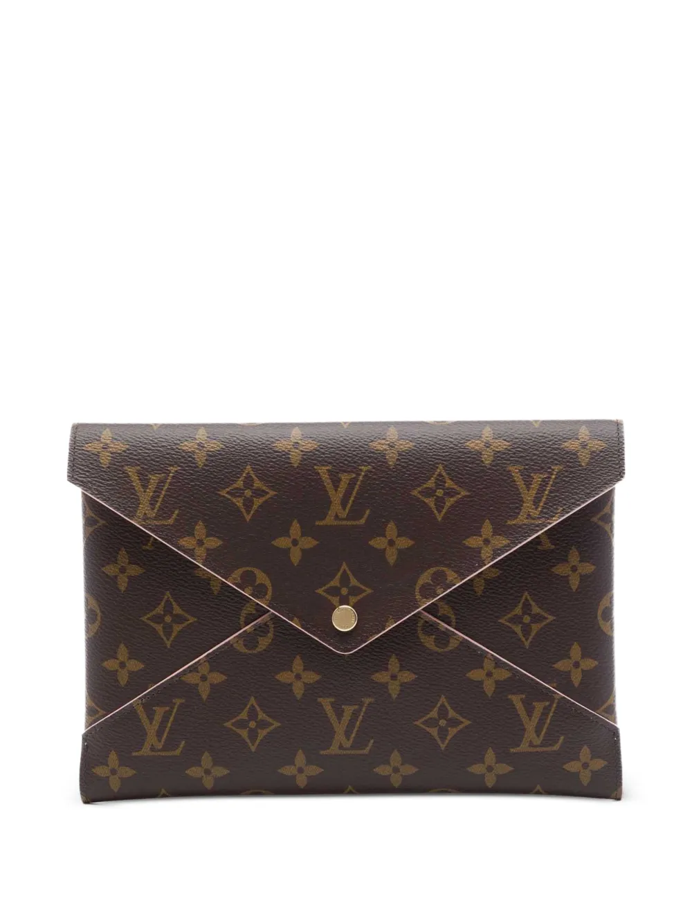 Louis Vuitton Pre-Owned 2019 Monogram Pochette Kirigami GM clutch bag - Marrone