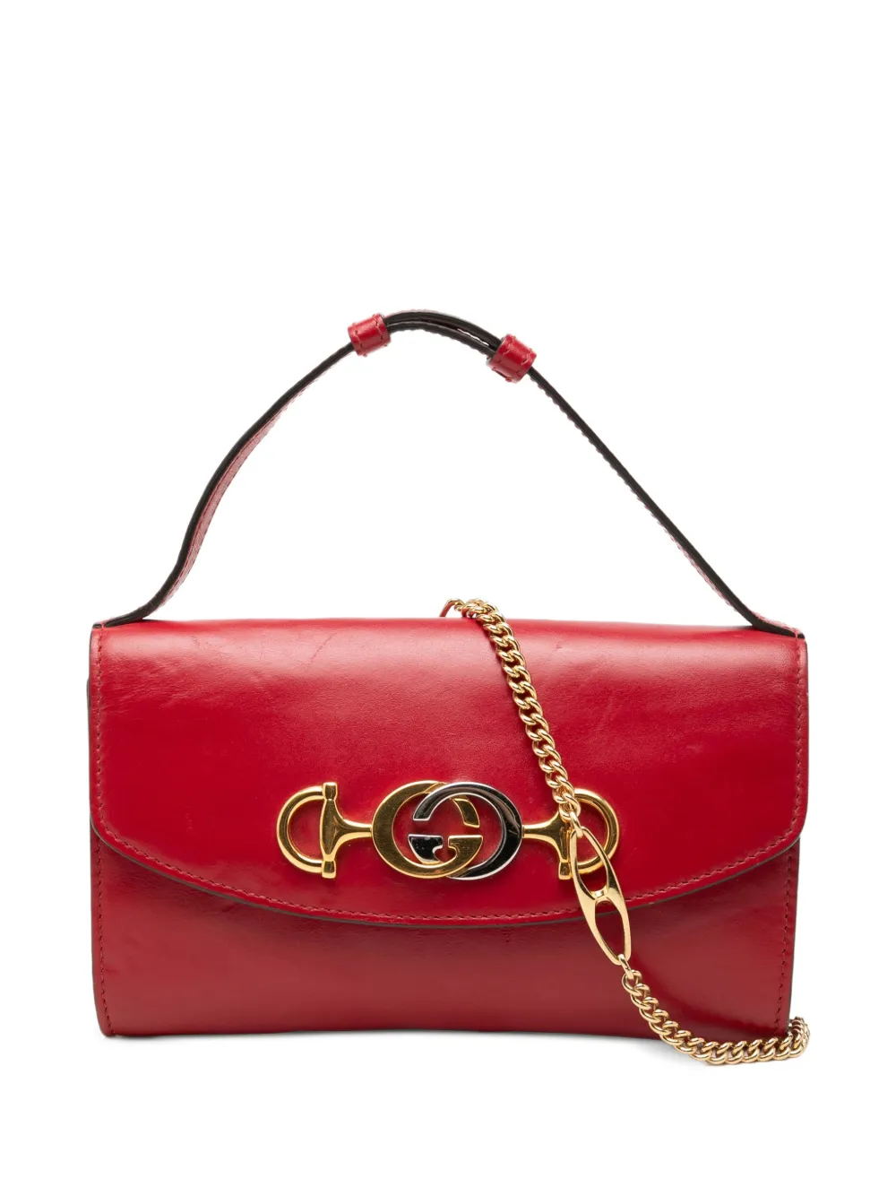 Gucci Pre-Owned 2000-2015 Mini Calfskin Zumi satchel - Rosso