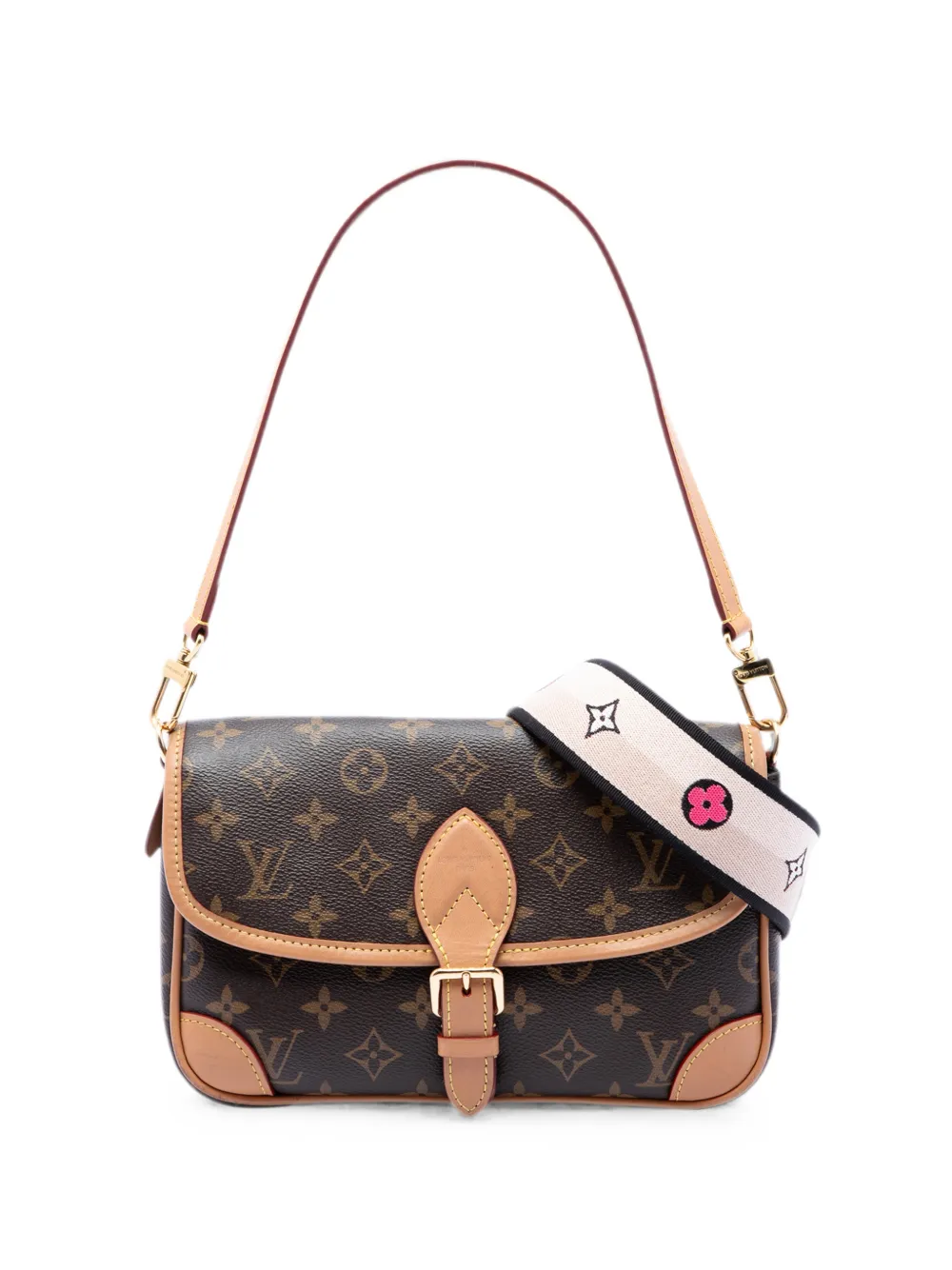 Louis Vuitton Pre-Owned 2021-2026 Monogram Diane satchel - Braun