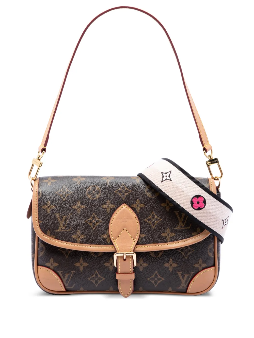 Louis Vuitton Pre-Owned 2021-2026 Monogram Diane satchel - Braun