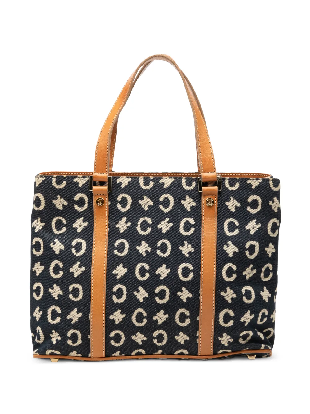Celine Pre-Owned Borsa a mano C Macadam in denim 2000 - Blu
