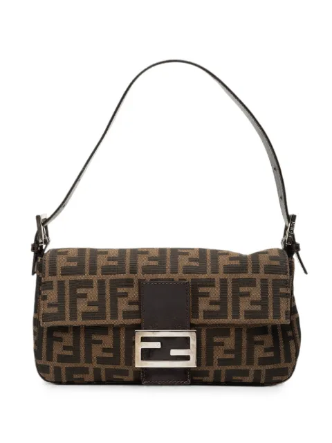 Fendi Pre-Owned 20th Century Zucca Canvas Baguette shoulder bag