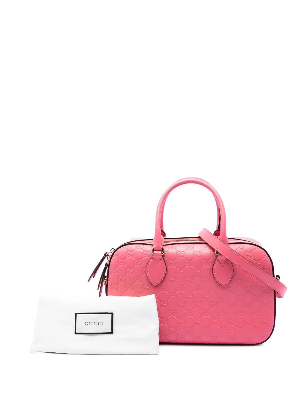 Gucci Pre-Owned 2021-2026 Guccissima satchel - Rosa