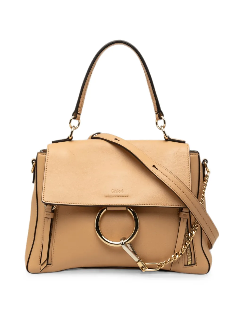 Chloé Pre-Owned 2010-2026 Small Leather Faye Day satchel - Braun