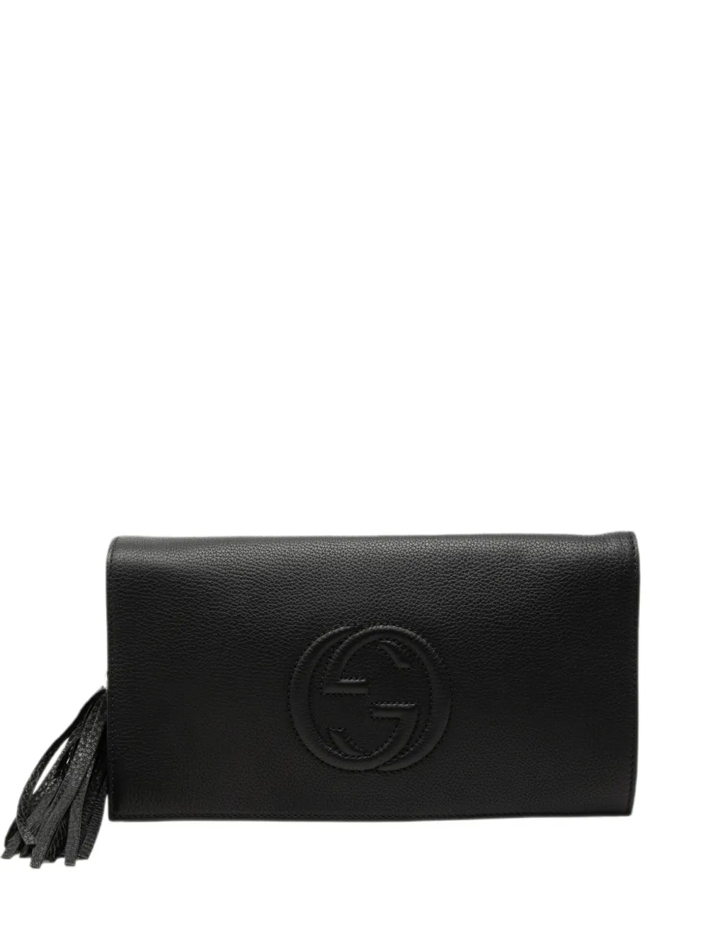 Gucci Pre-Owned 2000-2015 Leather Soho Disco clutch bag - Schwarz