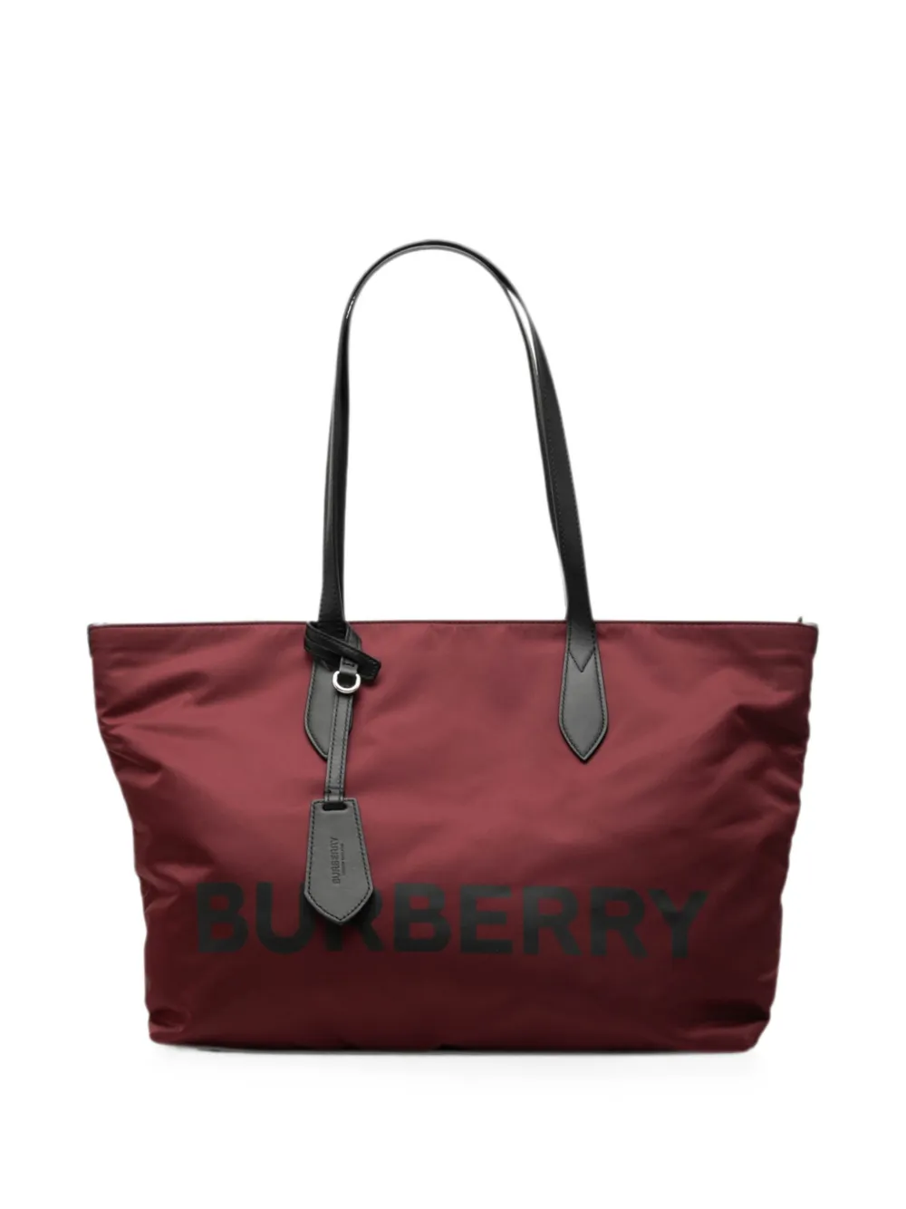 Burberry Pre-Owned 2018-2026 Medium Econyl Nylon Logo Ardwell tote bag - Red