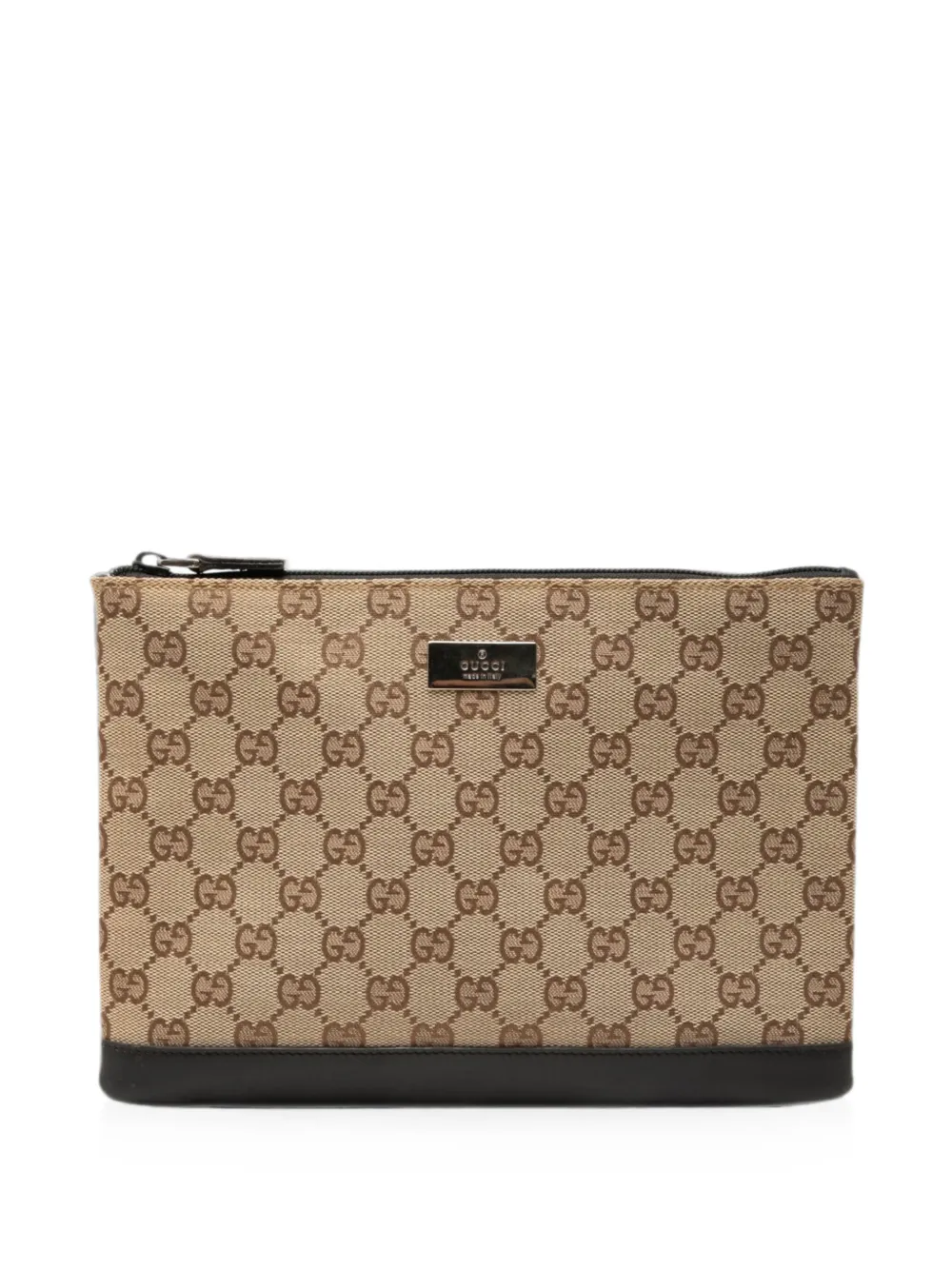 Gucci Pre-Owned 20th Century GG Canvas clutch bag - Toni neutri