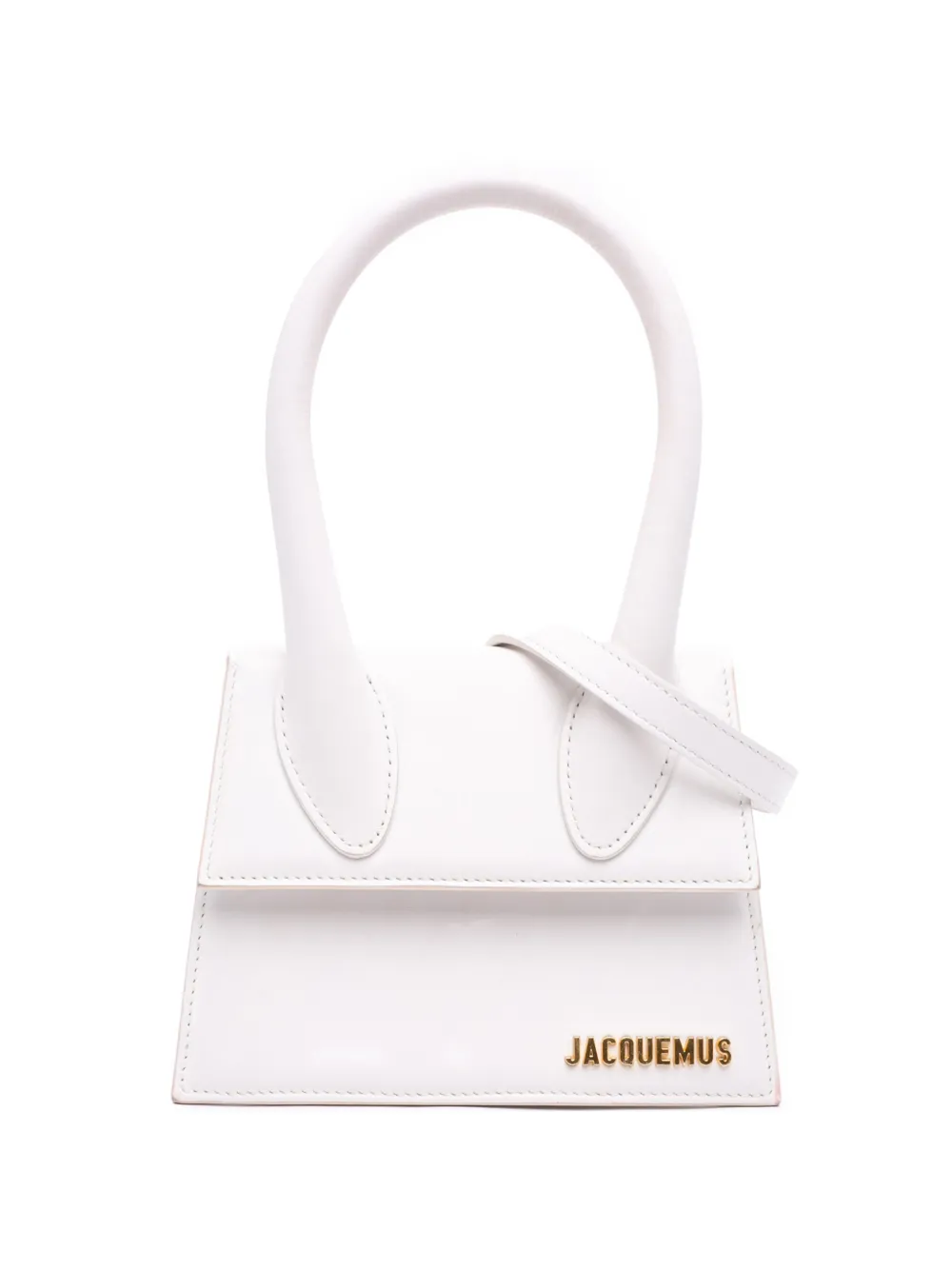Jacquemus Pre-Owned 2010-2026 Leather Le Chiquito Moyen satchel - Bianco