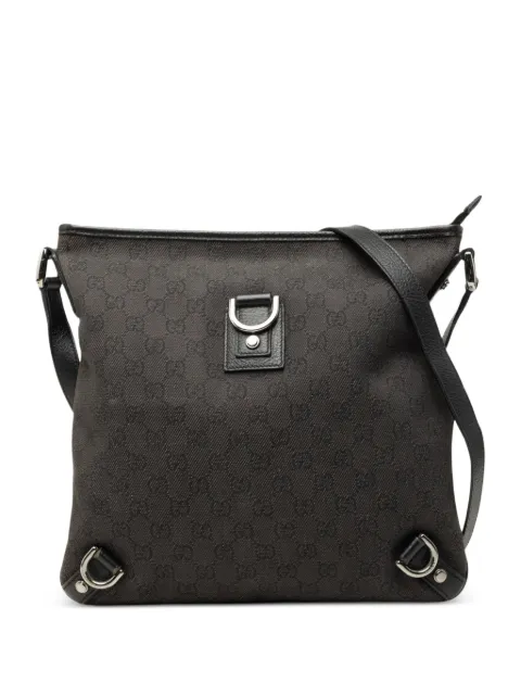 Gucci Pre-Owned bolsa crossbody Abbey D-Ring de mezclilla con GG 2000-2015
