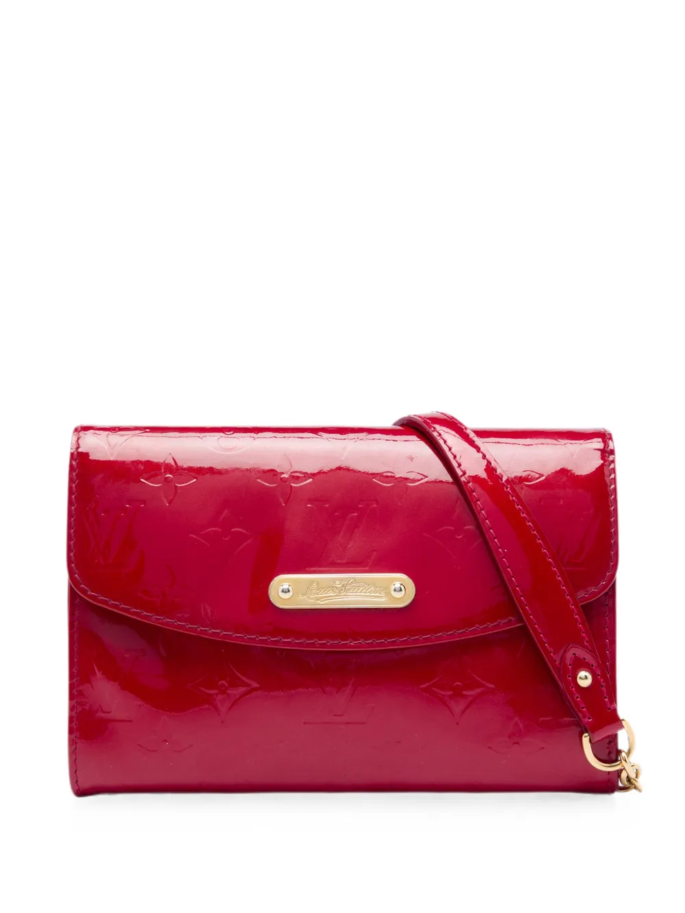 Louis Vuitton Pre-Owned 2008 Monogram Vernis Bel Air Pochette crossbody bag - Rot
