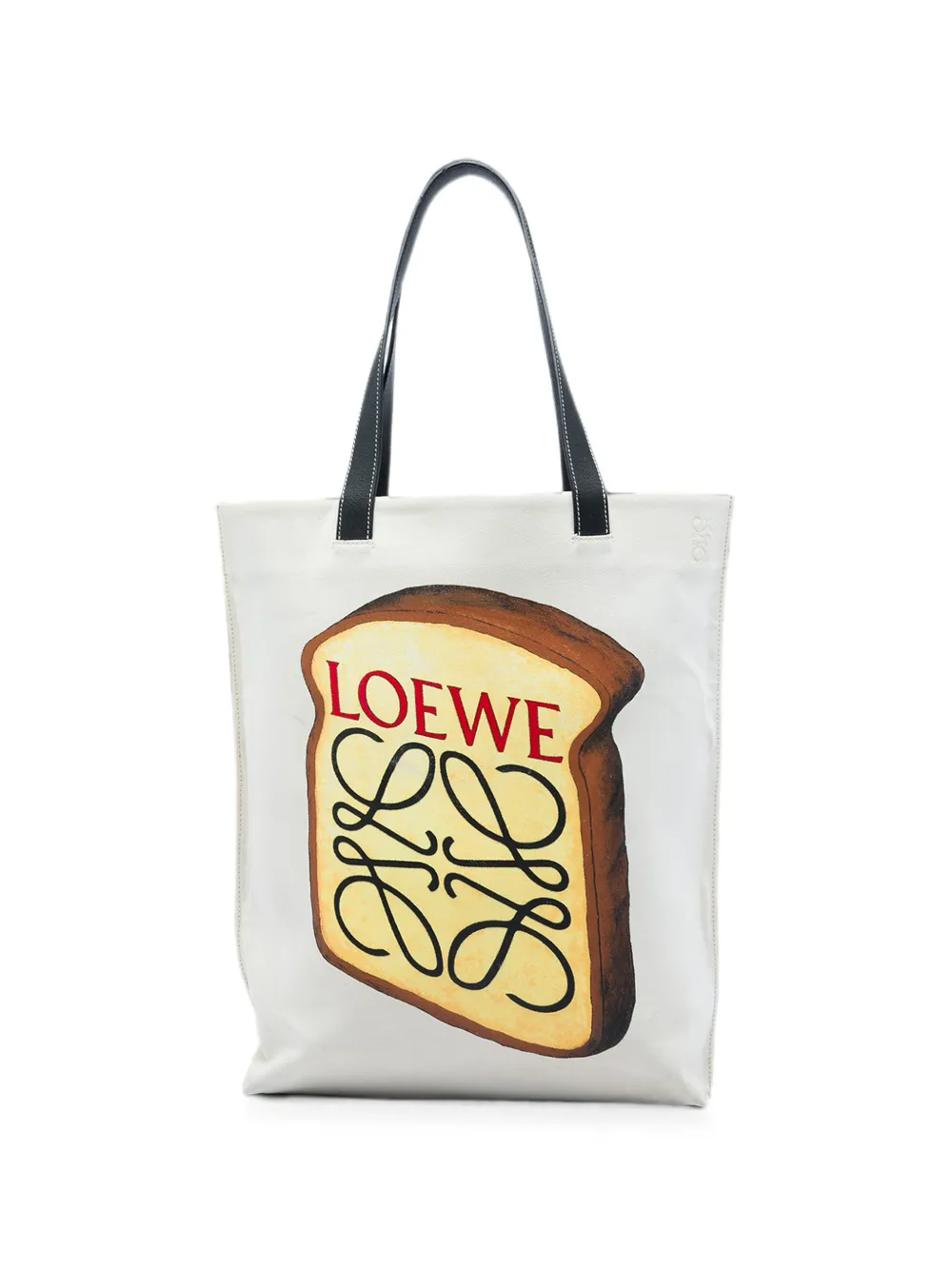Loewe Pre-Owned 2017 Canvas Anagram Toast tote bag - Weiß