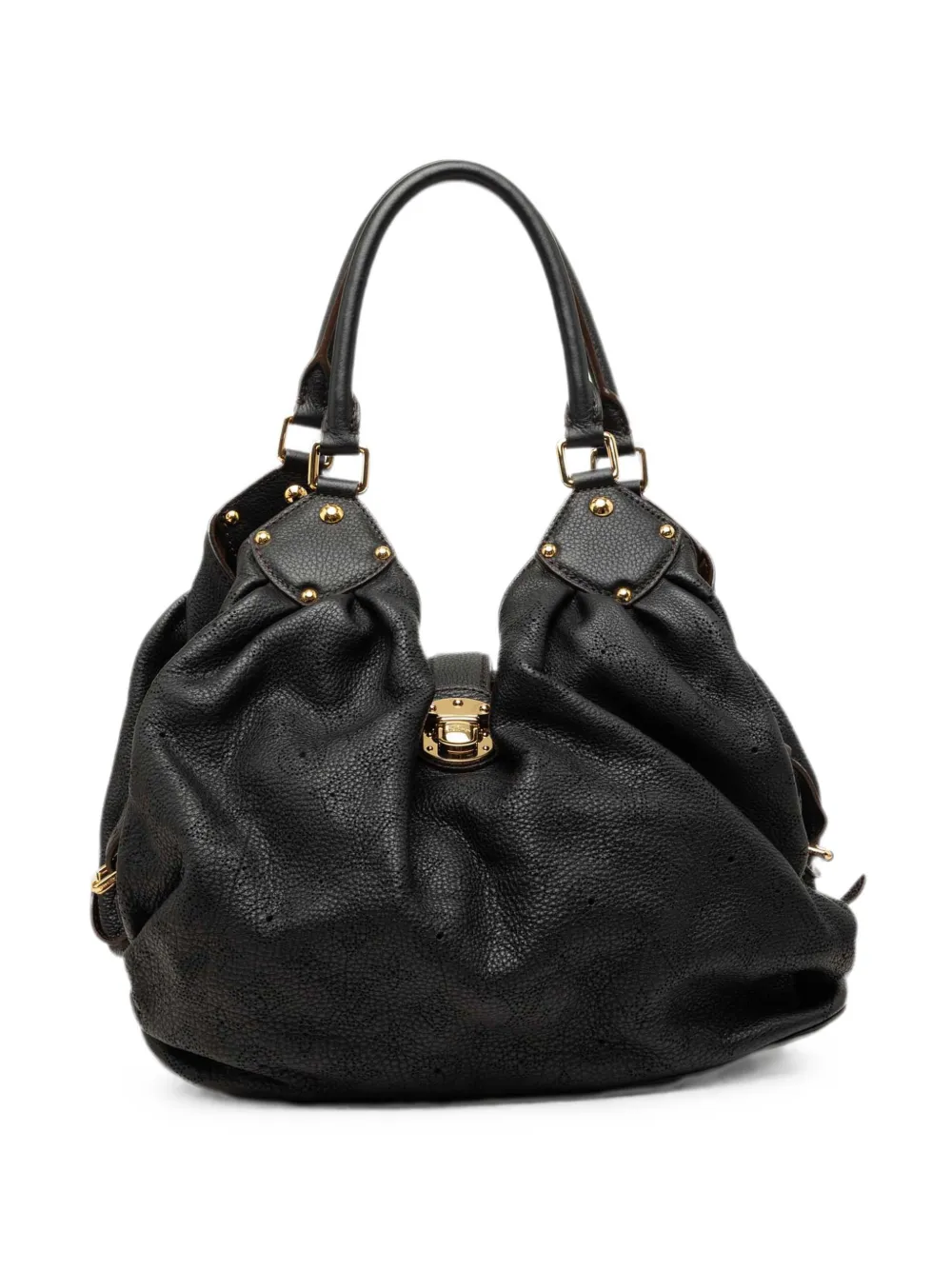 Louis Vuitton Pre-Owned 2011 Monogram Mahina L hobo bag - Schwarz