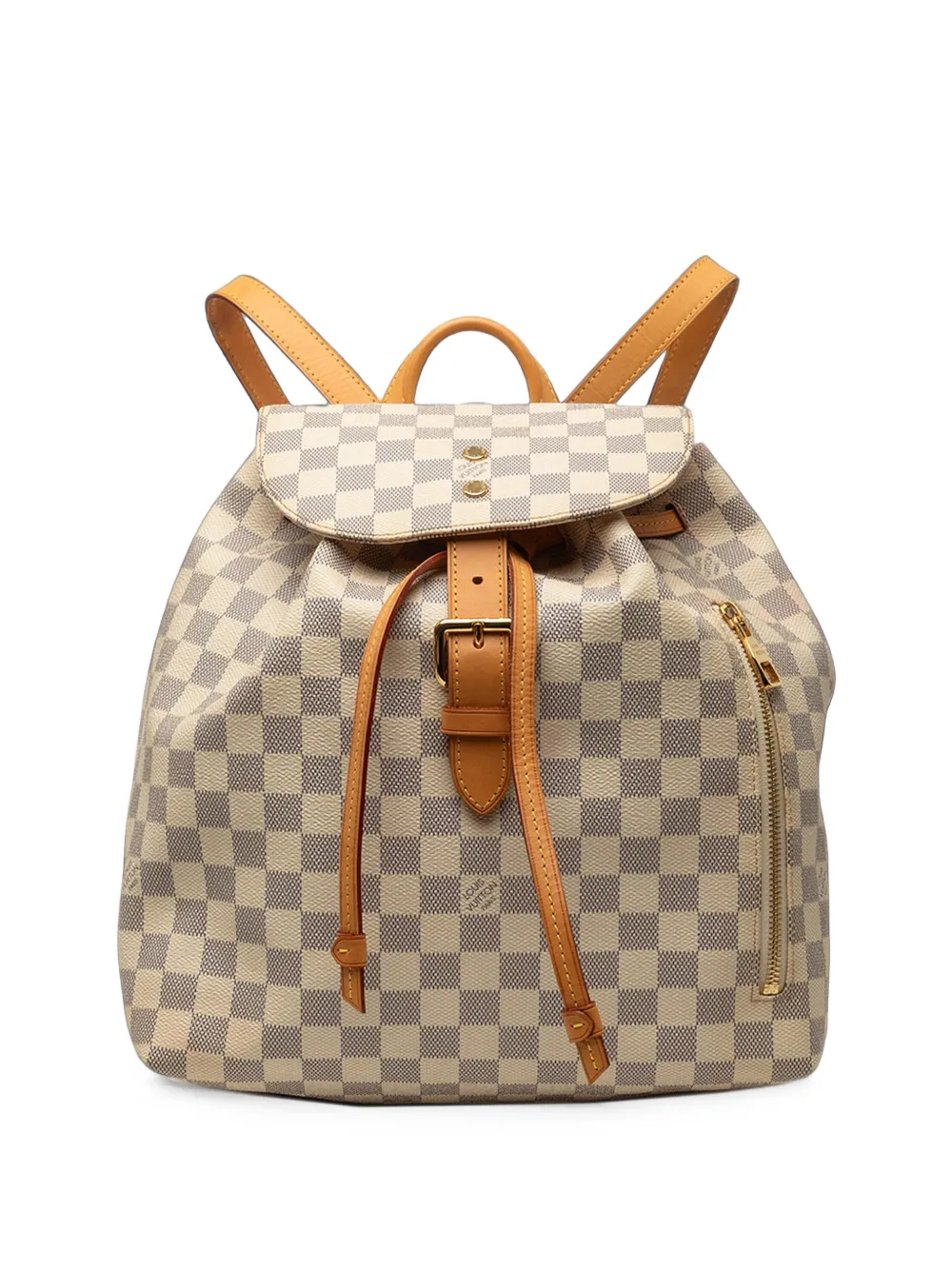 Louis Vuitton Pre-Owned 2016 Damier Azur Sperone backpack - White