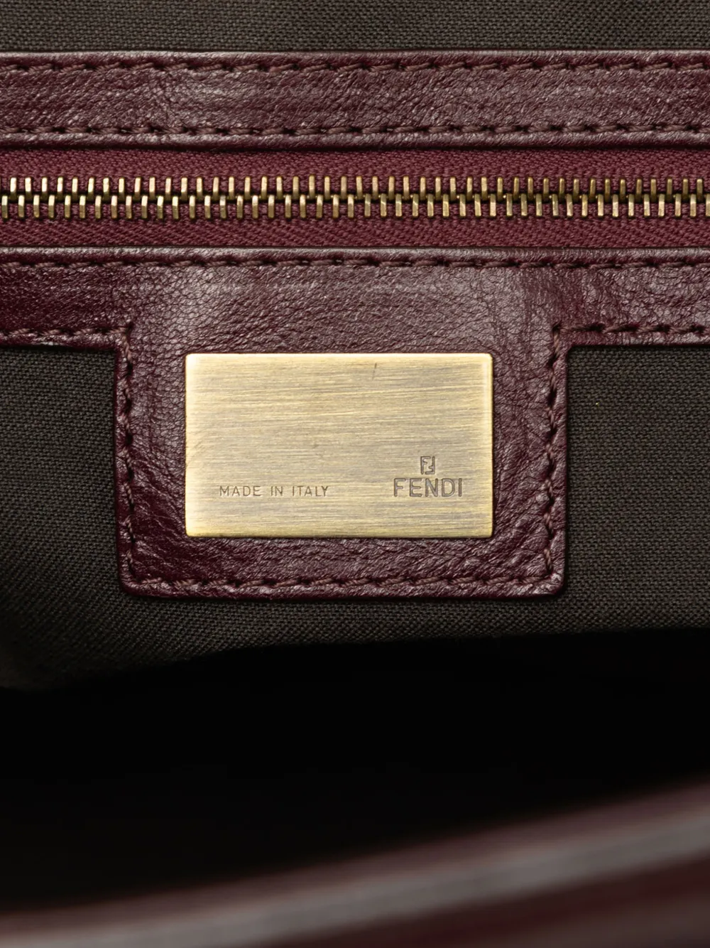 Fendi Pre-Owned 2000-2010 Leather Doctor B handbag - Rot